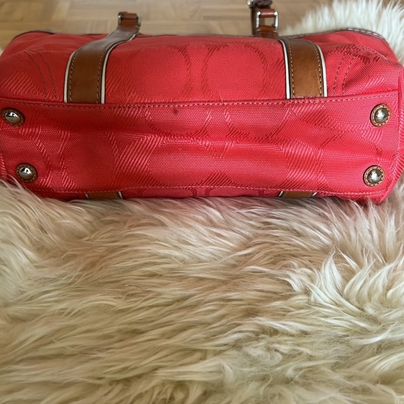 COACH Gallery Jacquard & Leather Tote - Picture 3 of 9